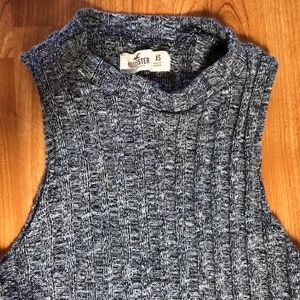 Hollister Grey Sleeveless Sweater NWOT